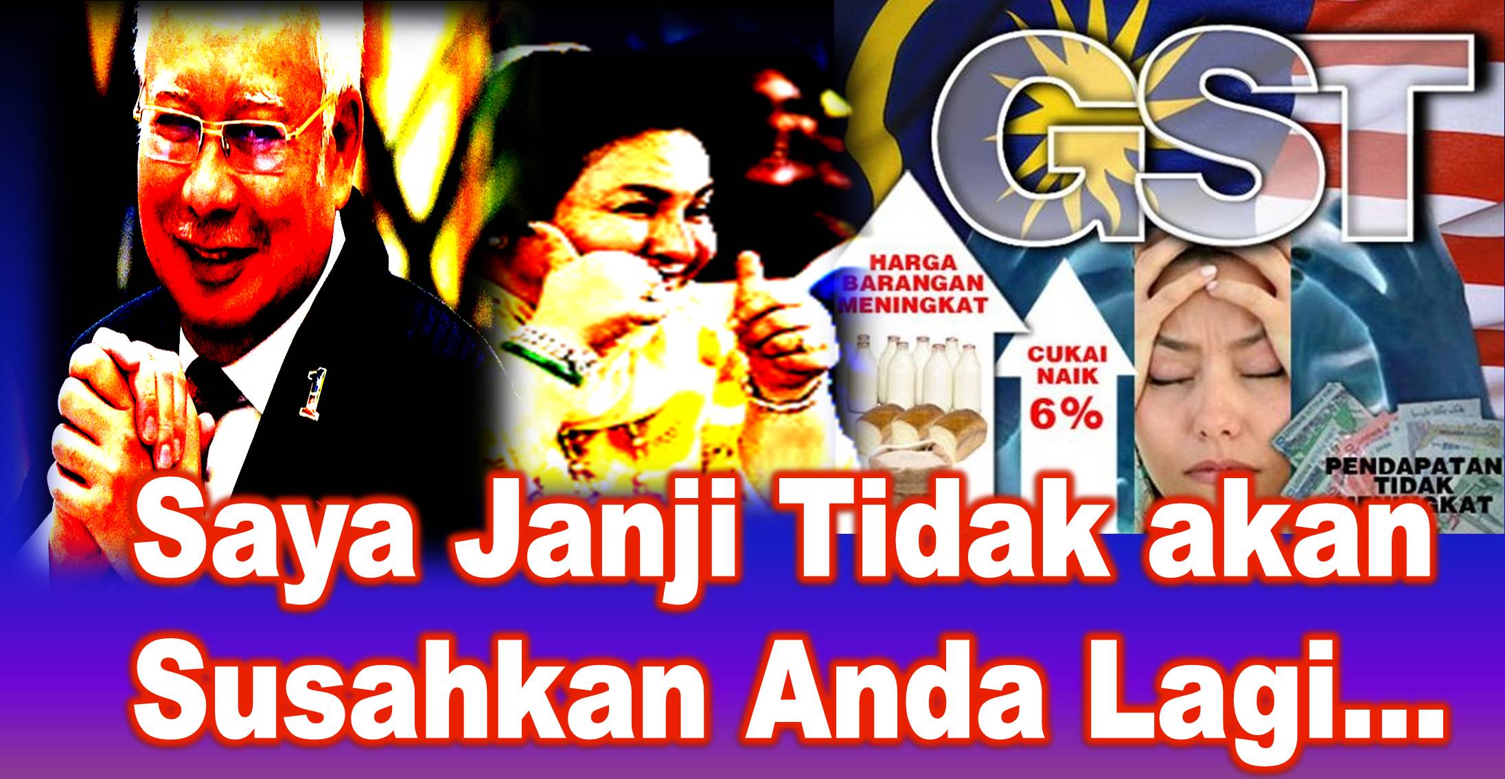 Najib “Janji” Tidak akan Susahkan Anda Lagi…