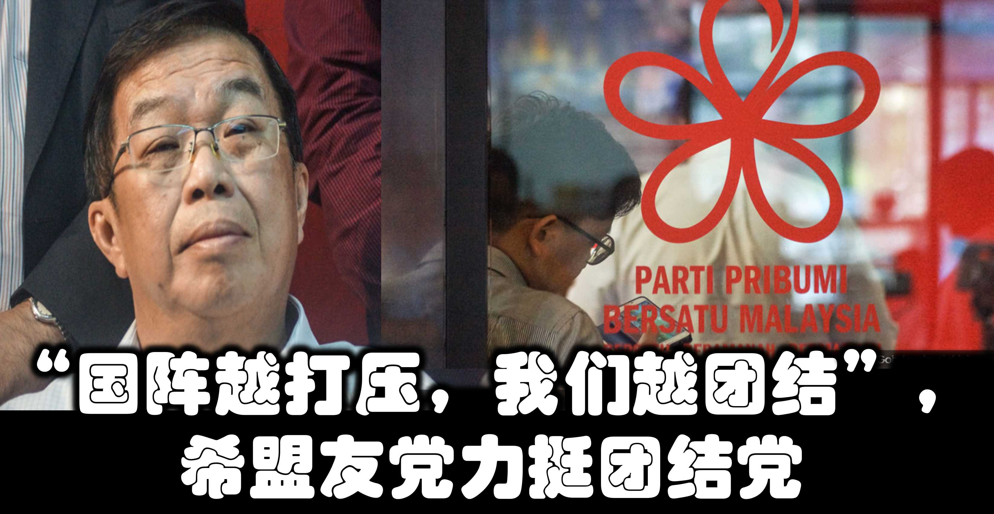 “国阵越打压，我们越团结”，希盟友党力挺团结党