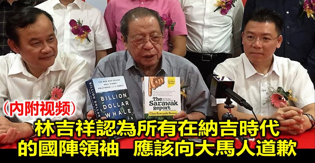 林吉祥認為納吉時代的國陣領袖 應該向大馬人道歉(內附视频)