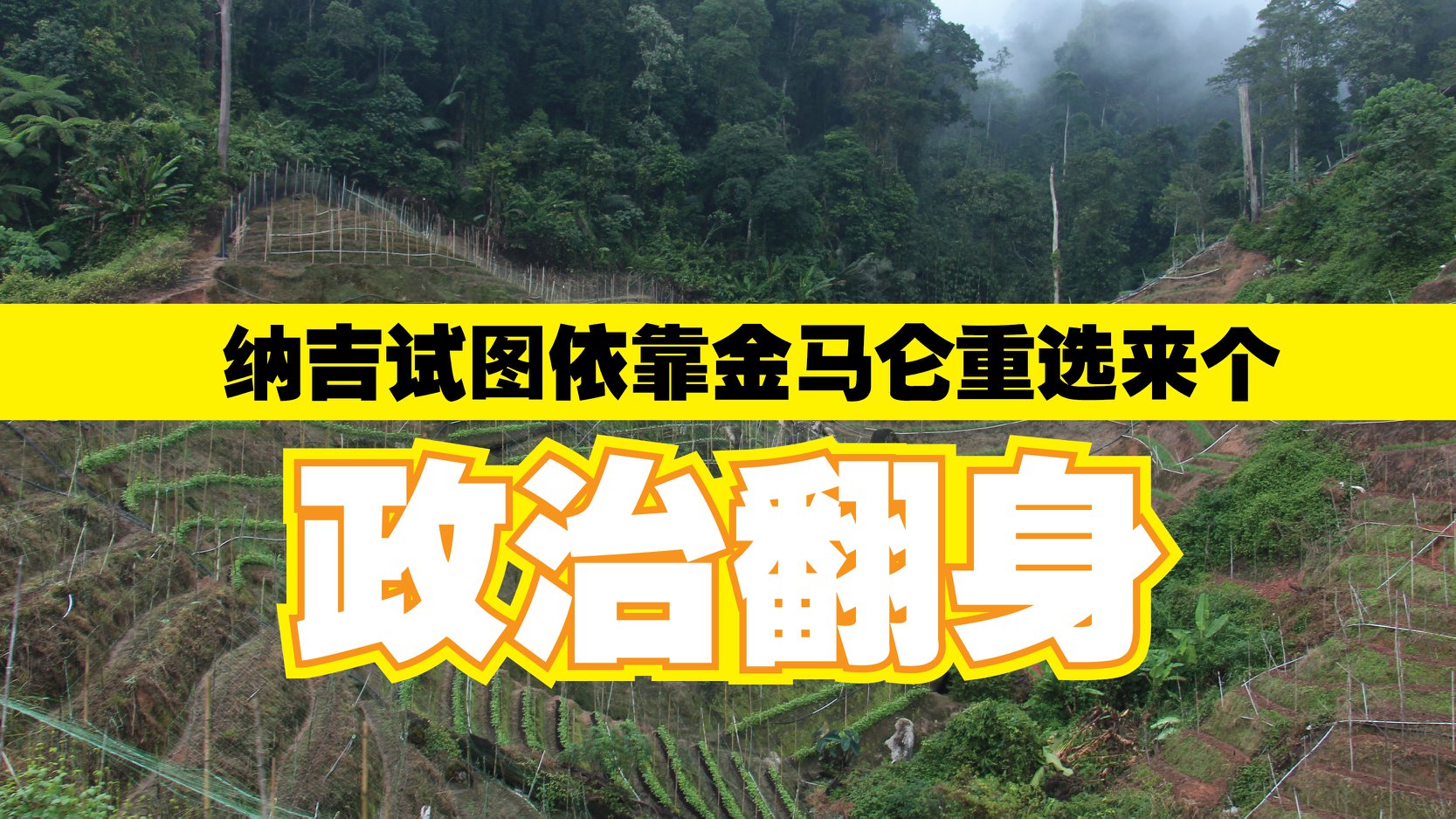 纳吉试图依靠金马仑重选来个政治翻身