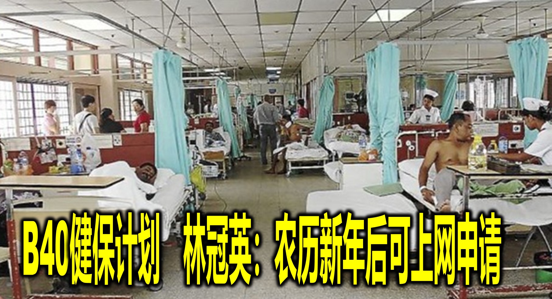 B40健保计划　林冠英：农历新年后可上网申请