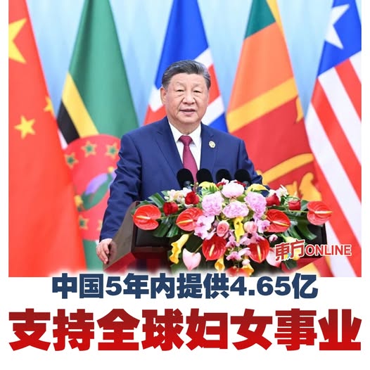 中国5年内提供4.65亿　支持全球妇女事业