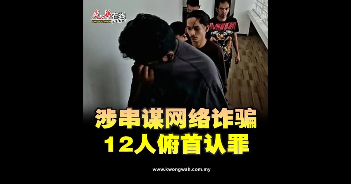 涉串谋网络诈骗 12人俯首认罪
