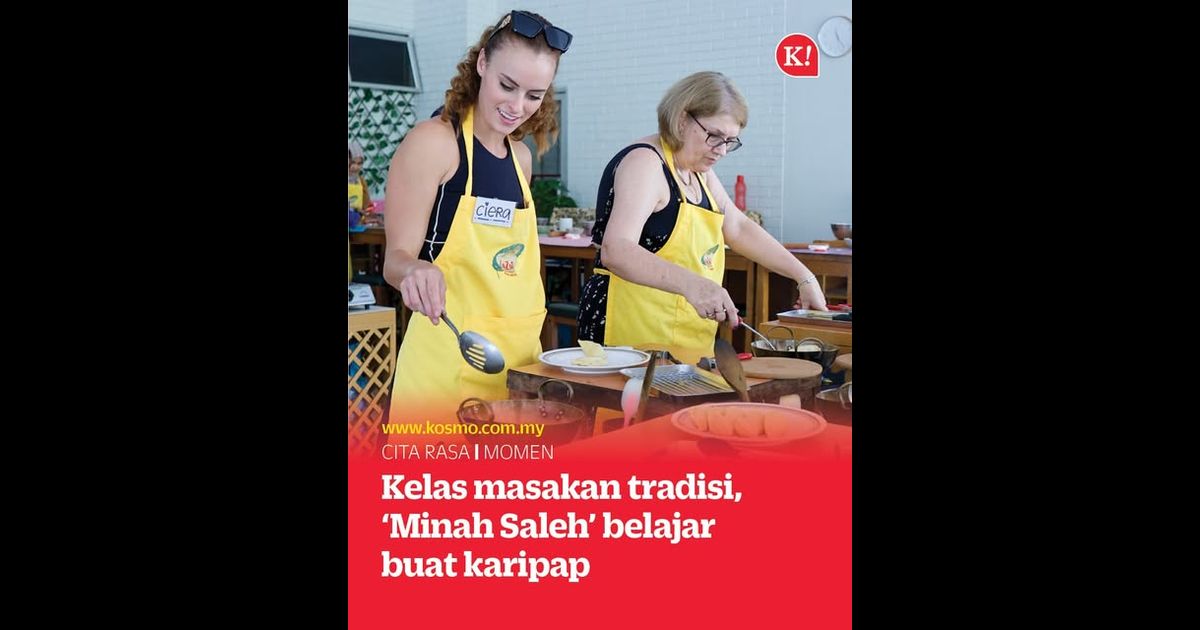 Kelas masakan tradisi, ‘Minah Saleh’ belajar buat karipap