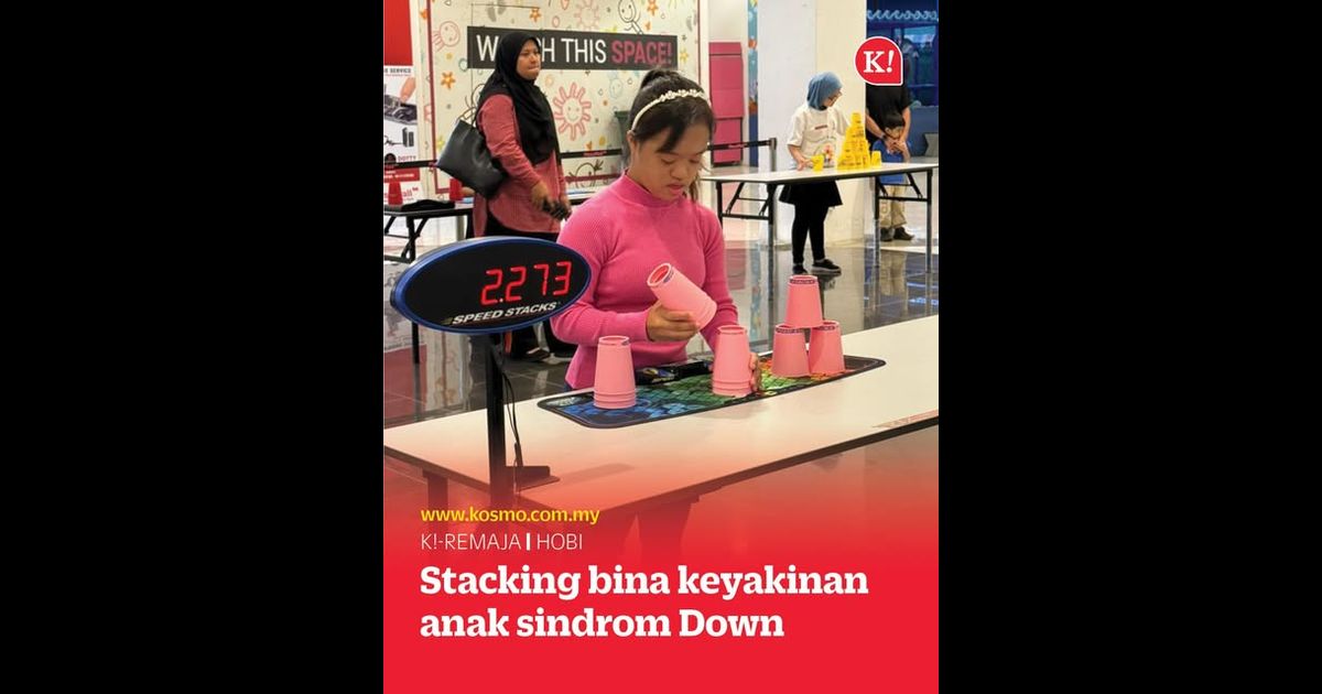 Stacking bina keyakinan anak sindrom Down