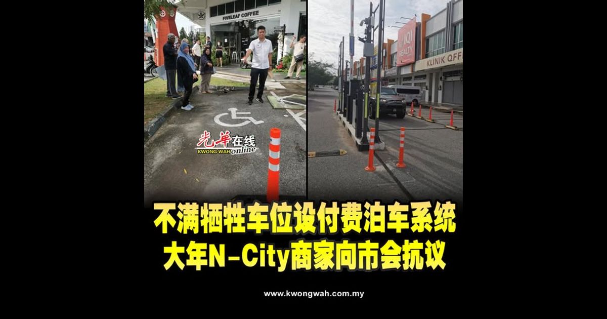 不满牺牲车位设付费泊车系统 大年N-City商家向市会抗议