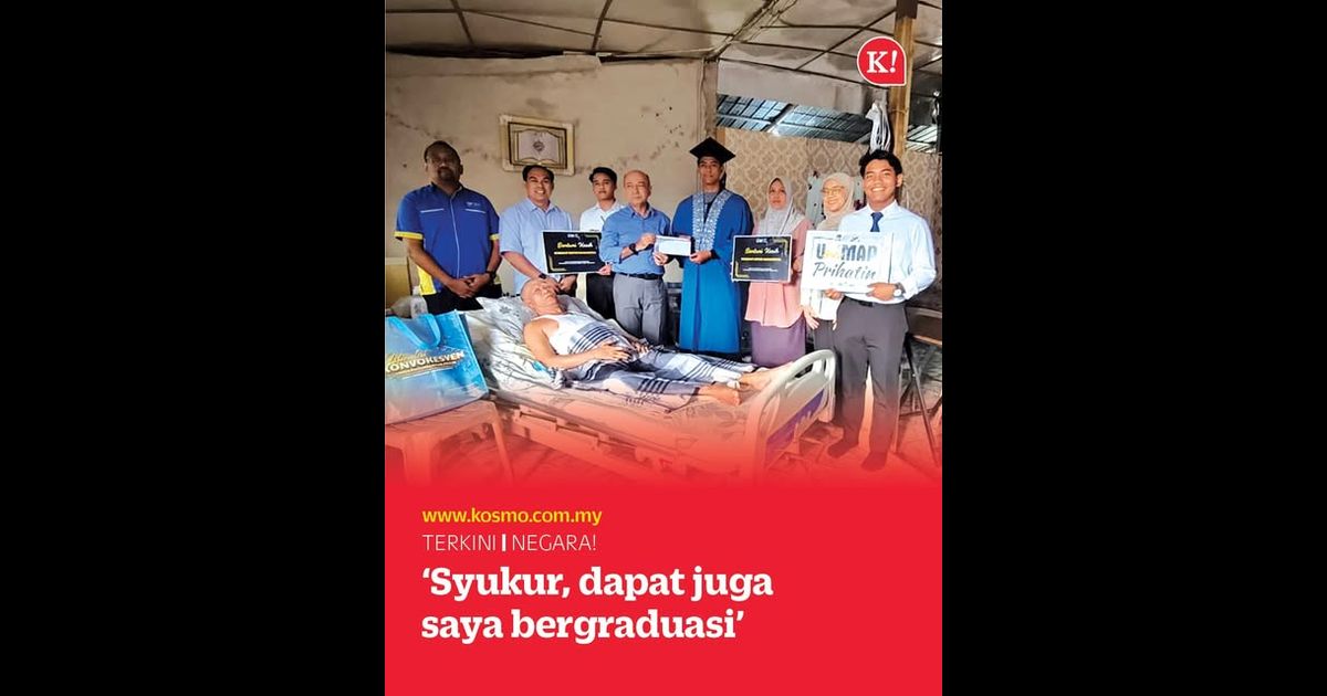 ‘Syukur, dapat juga saya bergraduasi’