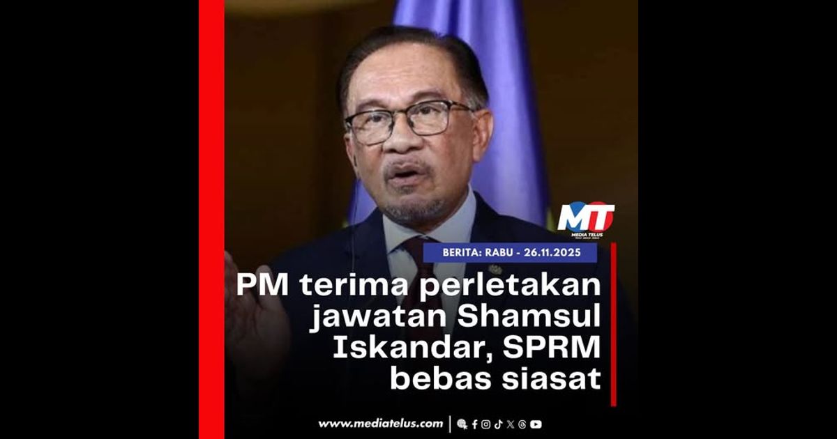 PM terima perletakan jawatan Shamsul Iskandar, SPRM bebas siasat