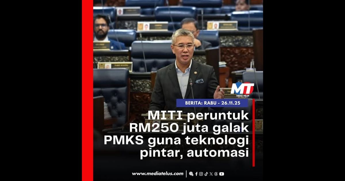 MITI peruntuk RM250 juta galak PMKS guna teknologi pintar, automasi