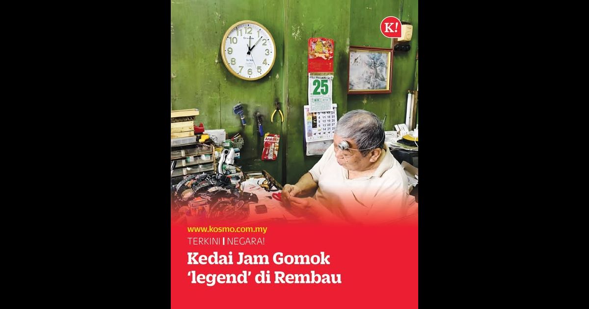 Kedai Jam Gomok ‘legend’ di Rembau