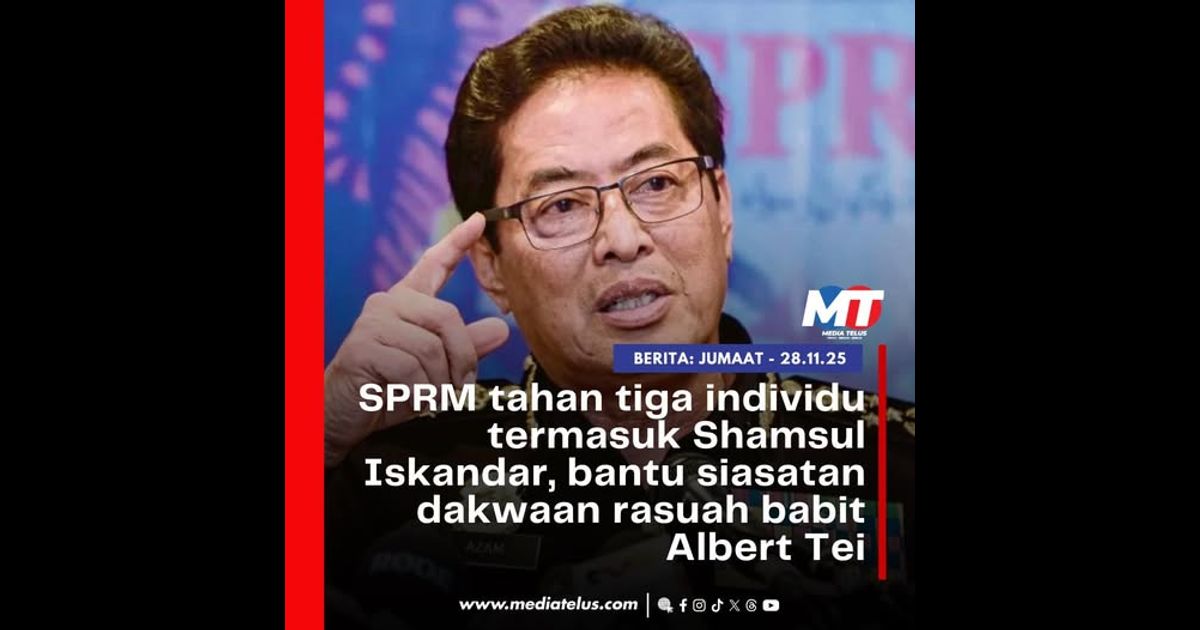 SPRM tahan tiga individu termasuk Shamsul Iskandar, bantu siasatan dakwaan rasuah babit Albert Tei