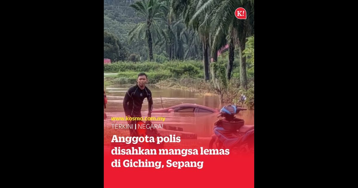 Anggota polis disahkan mangsa lemas di Giching, Sepang