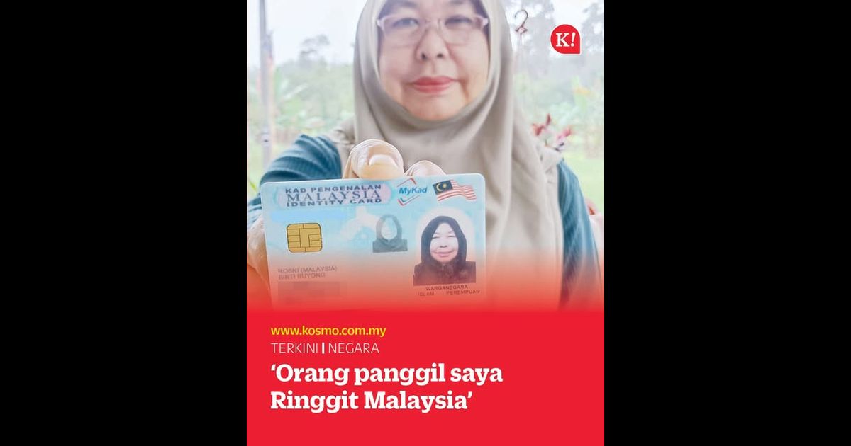 ‘Orang panggil saya Ringgit Malaysia’
