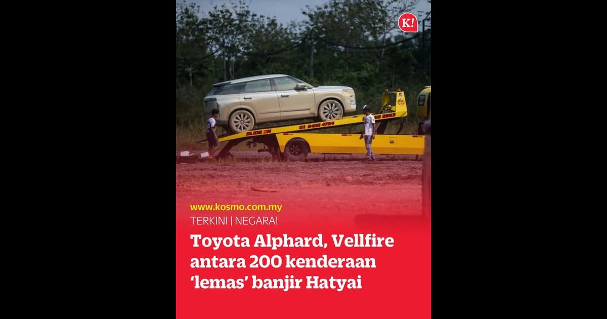 Toyota Alphard, Vellfire antara 200 kenderaan ‘lemas’ banjir Hatyai