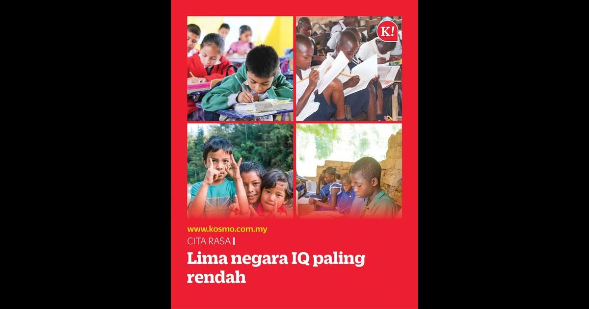 Lima negara IQ paling rendah di dunia, ‘juaranya’ di Asia