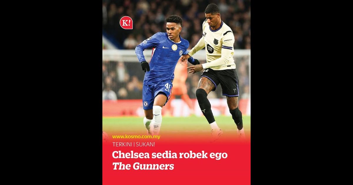 Chelsea sedia robek ego The Gunners