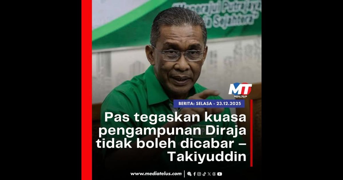 Pas tegaskan kuasa pengampunan Diraja tidak boleh dicabar – Takiyuddin
