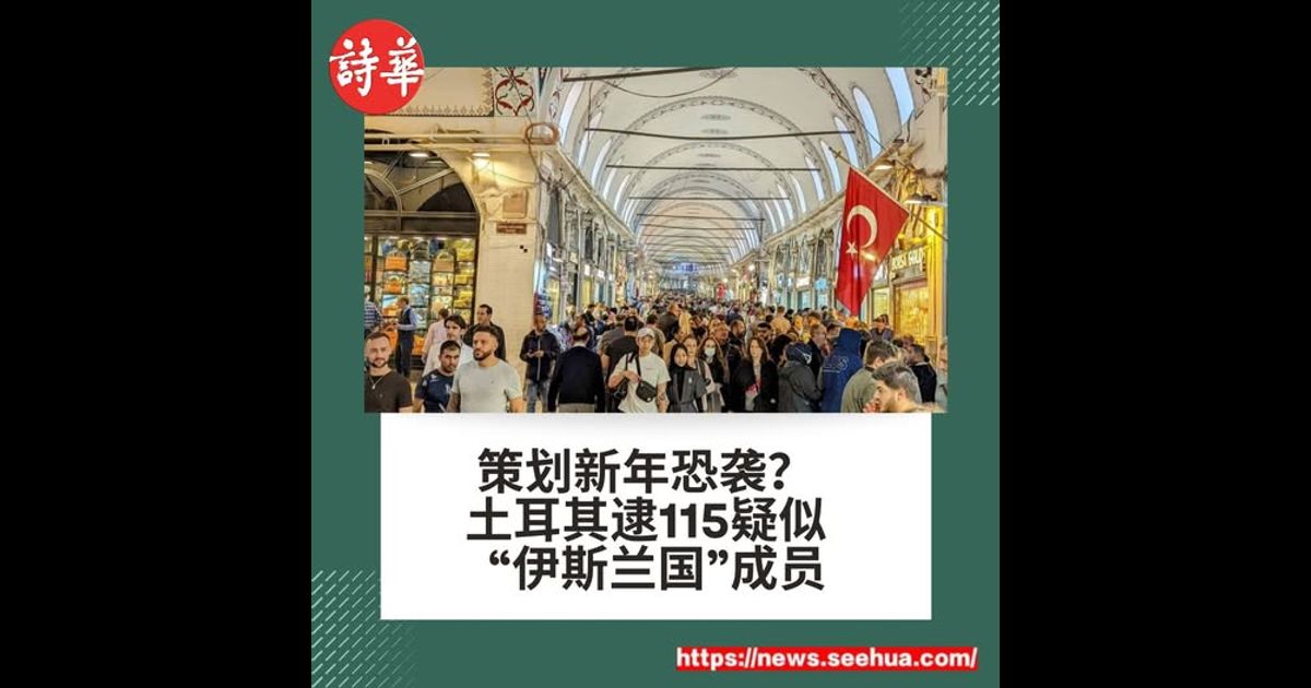 策划新年恐袭？ 土耳其逮115疑似“伊斯兰国”成员