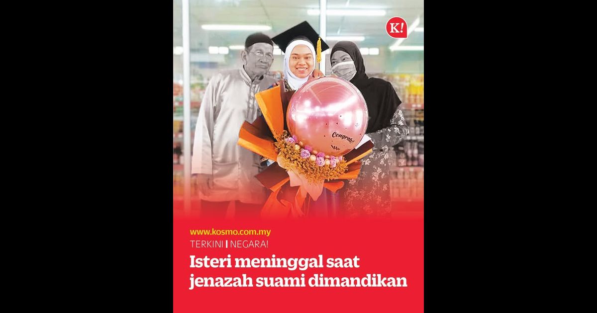 Isteri meninggal saat jenazah suami dimandikan
