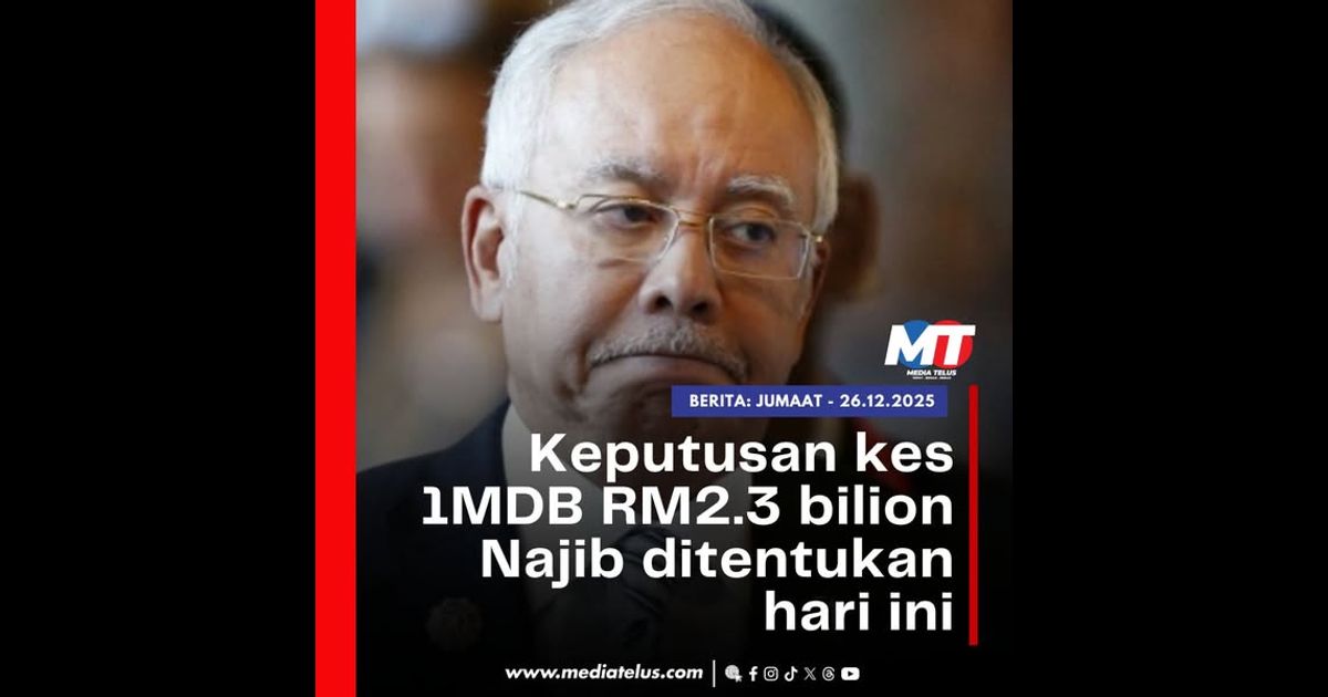 Keputusan kes 1MDB RM2.3 bilion Najib ditentukan hari ini