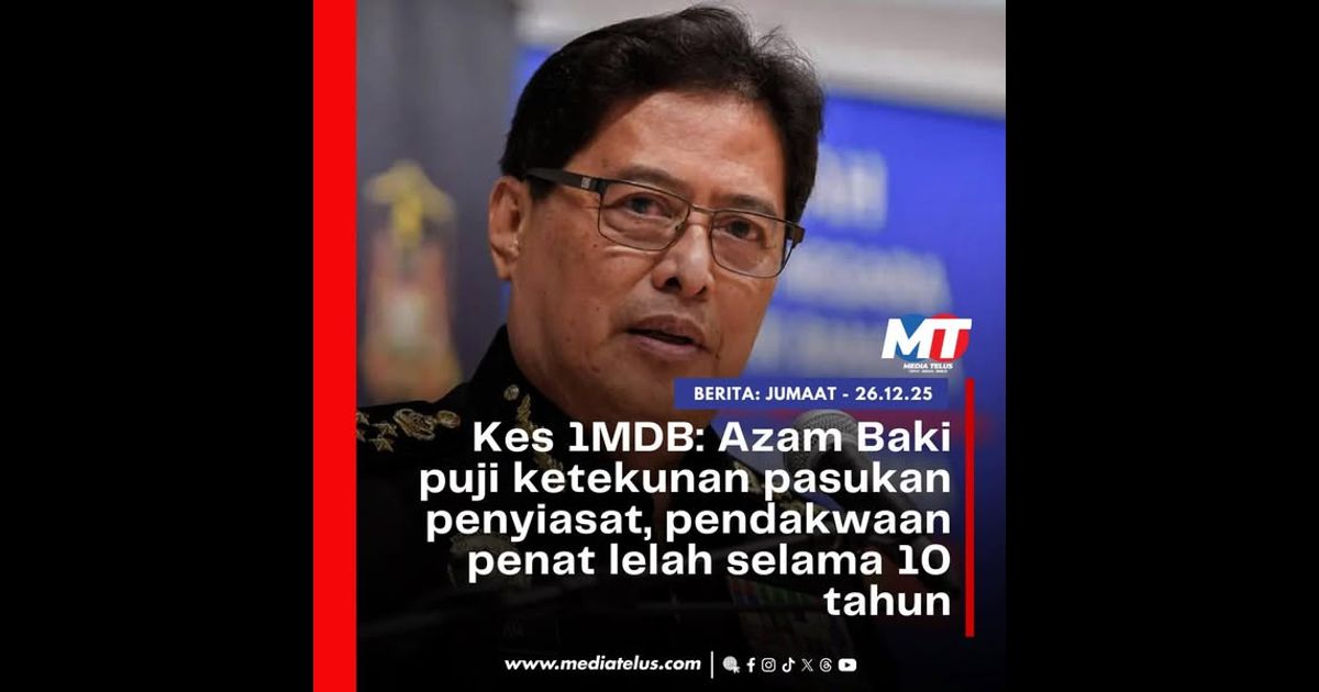 Kes 1MDB: Azam Baki puji ketekunan pasukan penyiasat, pendakwaan penat lelah selama 10 tahun