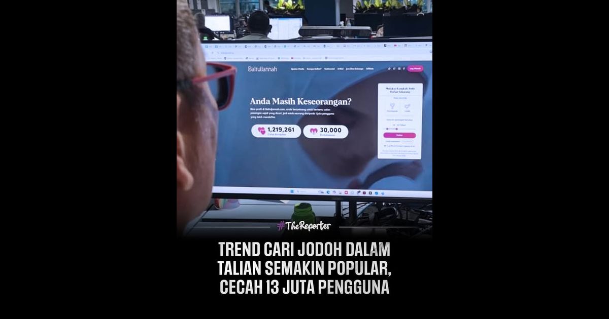Trend mencari jodoh secara digital kini melonjak dengan lebih 13 juta pengguna menggunakan aplikasi sebagai medium mencari pasangan hidup.