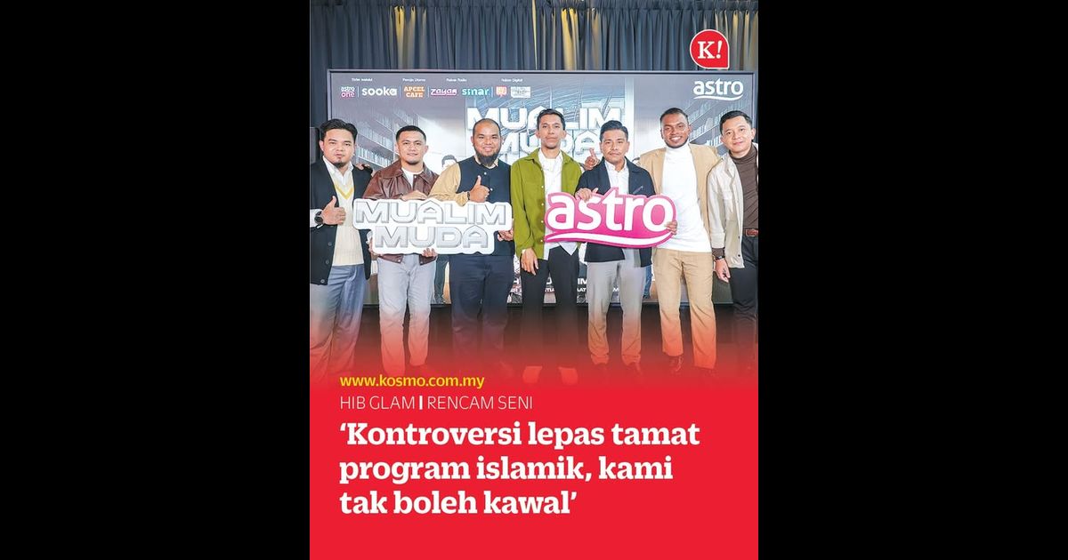 ‘Kontroversi lepas tamat program islamik, kami tak boleh kawal’