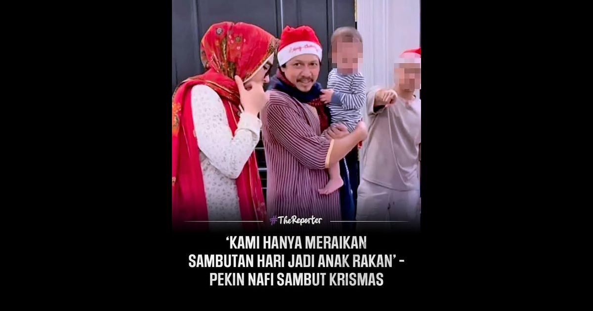 ‘Kami hanya meraikan sambutan hari jadi anak rakan’ – Pekin Ibrahim nafi sambut Krismas