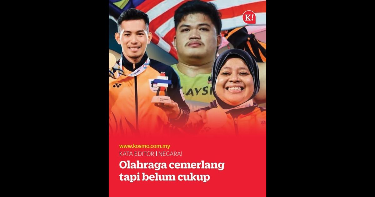 Olahraga cemerlang tapi belum cukup