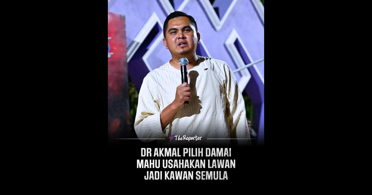 Ketua Pemuda UMNO Dr Akmal Saleh tampil memberikan maklum balas terhadap kenyataan Ketua Penerangan PAS Fadhli Shaari mengenai isu kawan makan kawan yang sedang tular.