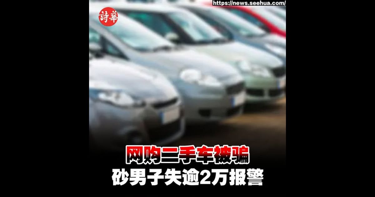 网购二手车被骗 砂男子失逾2万报警