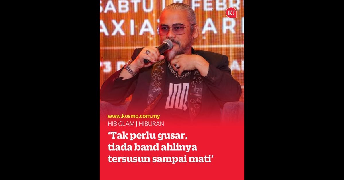 ‘Tak perlu gusar, tiada band ahlinya tersusun sampai mati’