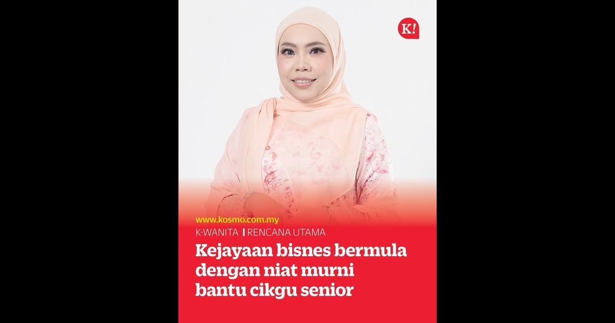 Kejayaan Cikgu Gorgeous bermula dengan niat murni bantu guru senior