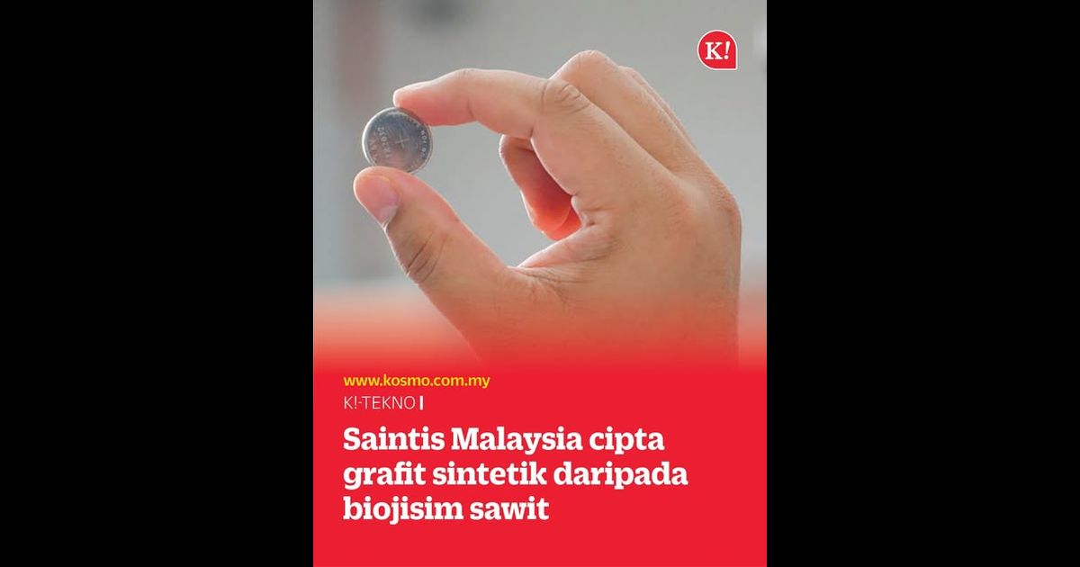 Saintis Malaysia cipta grafit sintetik daripada biojisim sawit