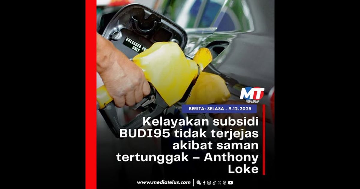 Kelayakan subsidi BUDI95 tidak terjejas akibat saman tertunggak – Anthony Loke