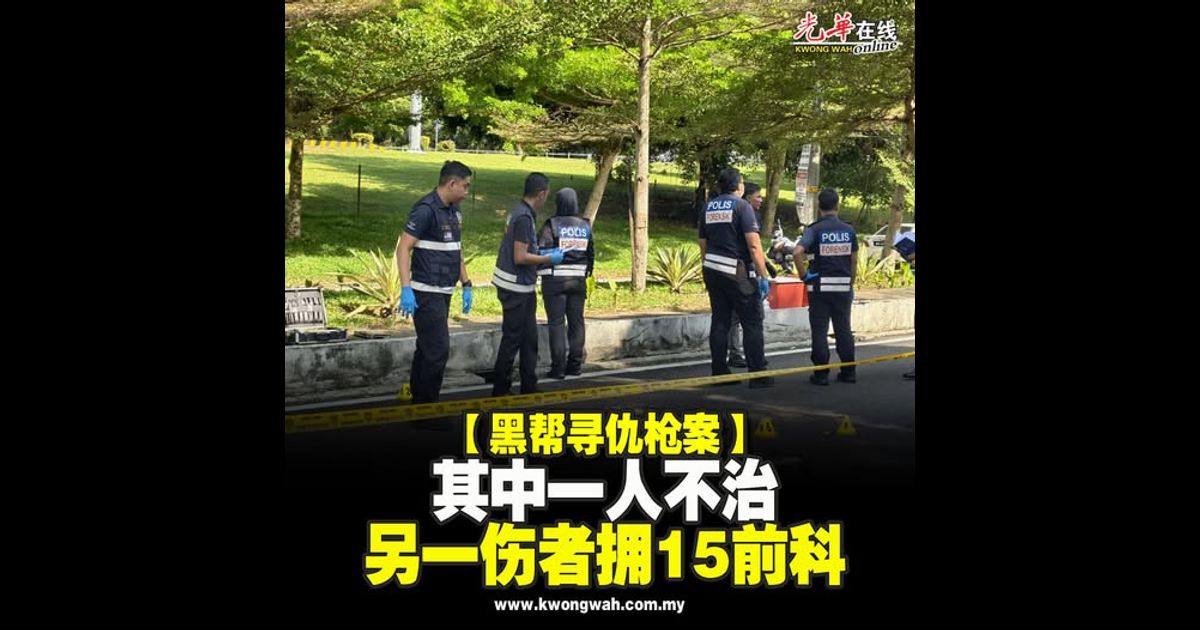 【黑帮寻仇枪案】其中一人不治 另一伤者拥15前科