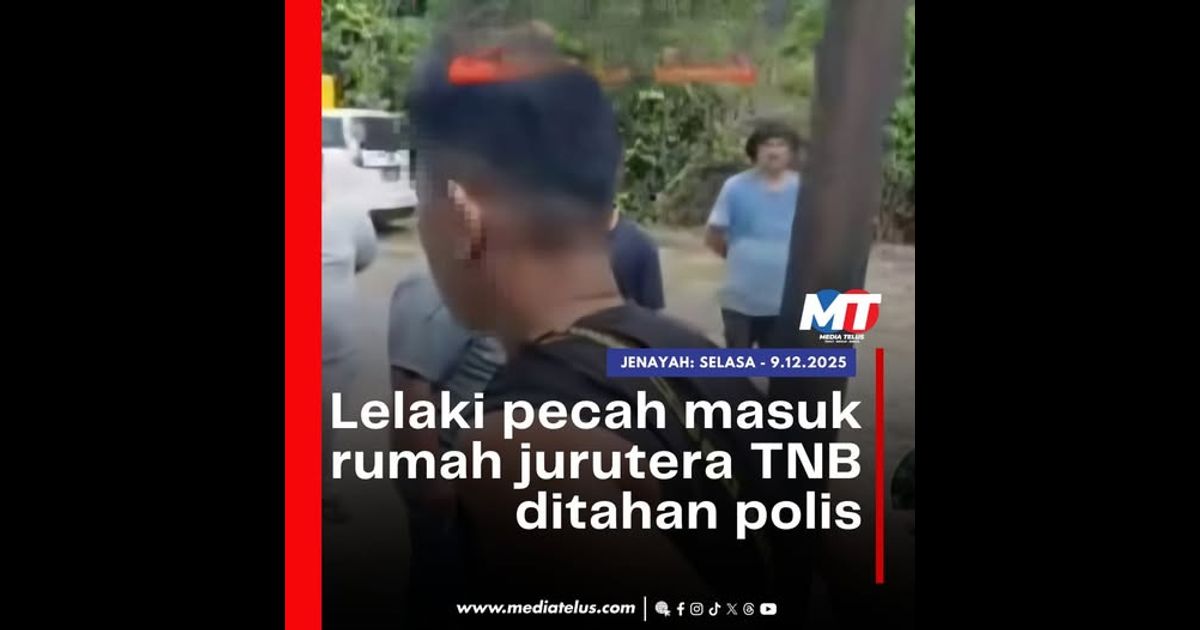 Lelaki pecah masuk rumah jurutera TNB ditahan polis