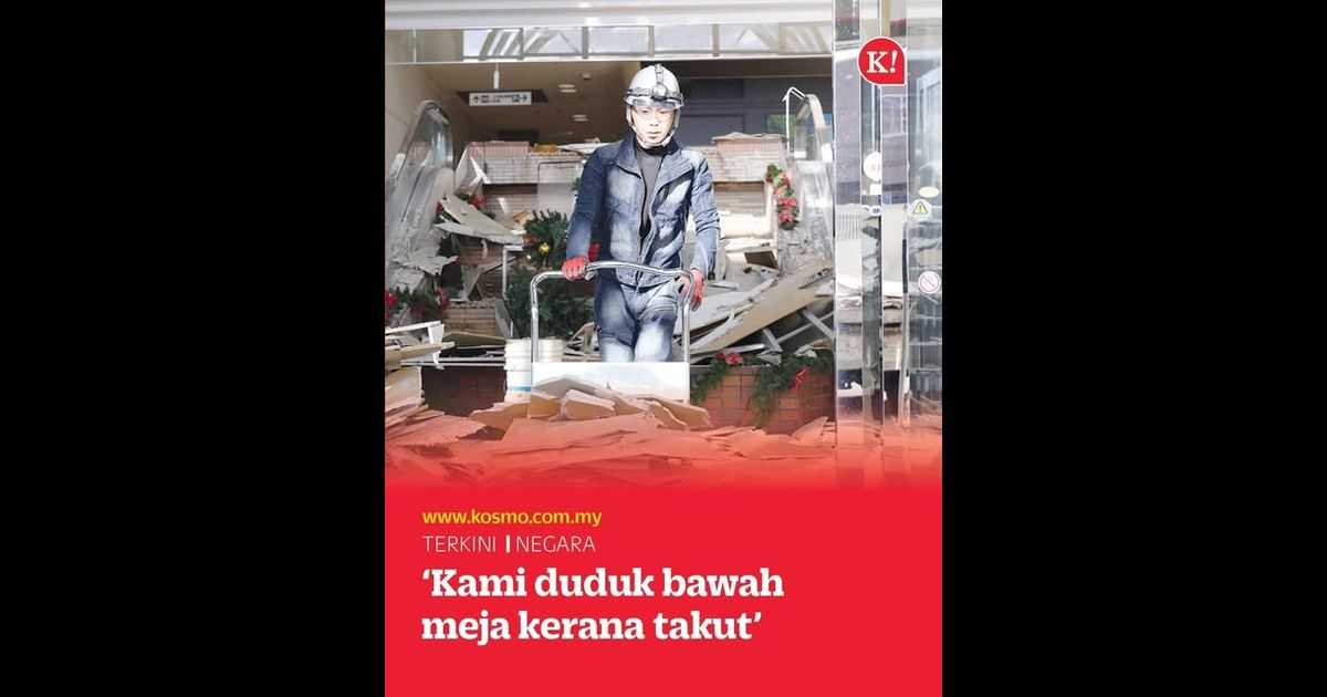 ‘Kami duduk bawah meja kerana takut’