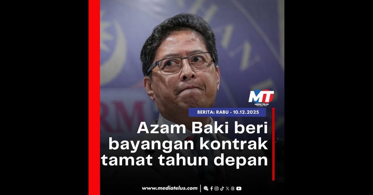 Azam Baki beri bayangan kontrak tamat tahun depan