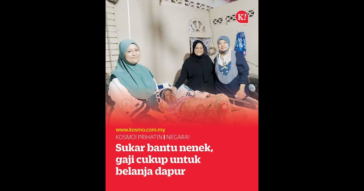 Sukar bantu nenek, gaji cukup untuk belanja dapur
