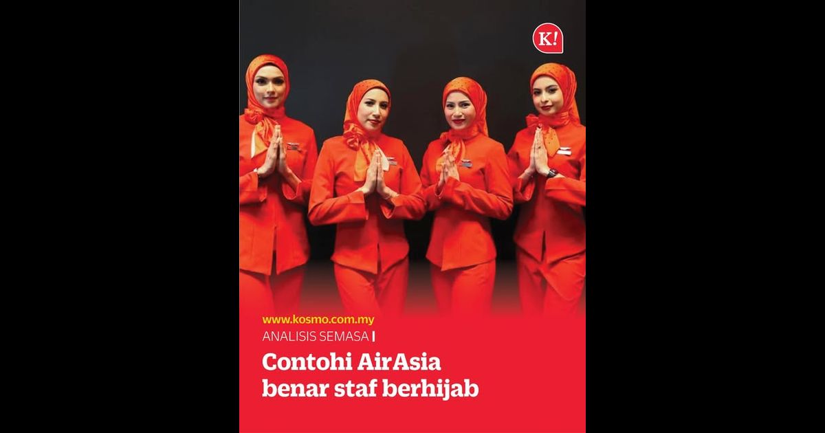 Contohi AirAsia benar staf berhijab