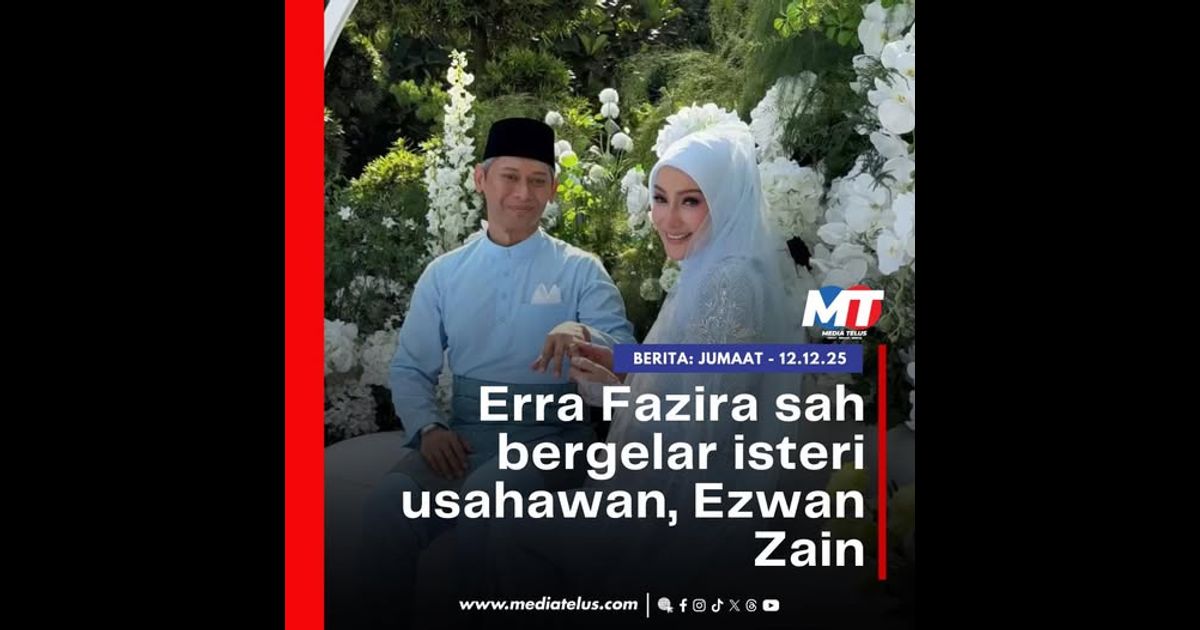 Erra Fazira sah bergelar isteri usahawan, Ezwan Zain