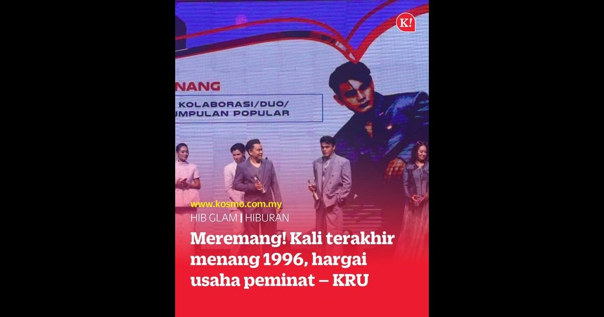 Meremang! Kali terakhir menang 1996, hargai usaha peminat – KRU