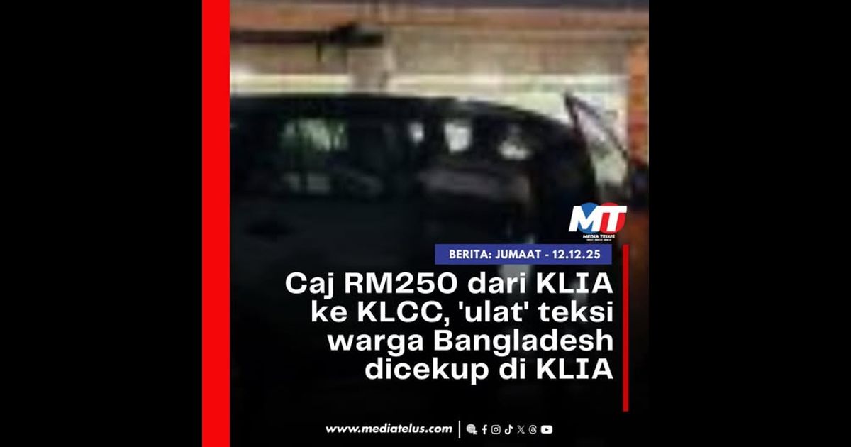 Caj RM250 dari KLIA ke KLCC, ‘ulat’ teksi warga Bangladesh dicekup di KLIA