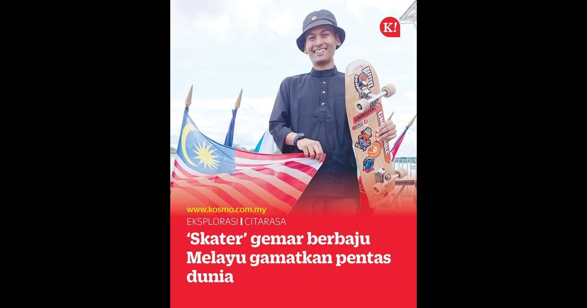 ‘Skater’ gemar berbaju Melayu gamatkan pentas dunia