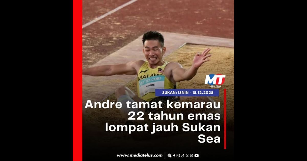 Andre tamat kemarau 22 tahun emas lompat jauh Sukan Sea