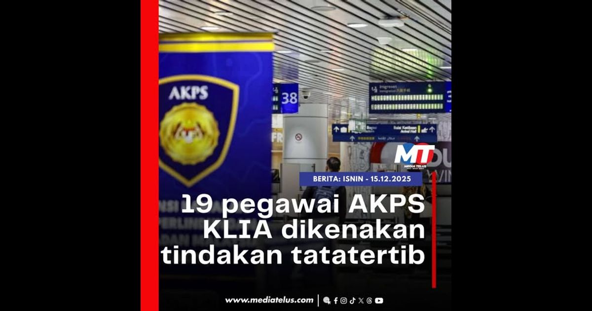 19 pegawai AKPS KLIA dikenakan tindakan tatatertib