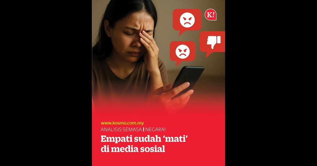 Empati sudah ‘mati’ di media sosial