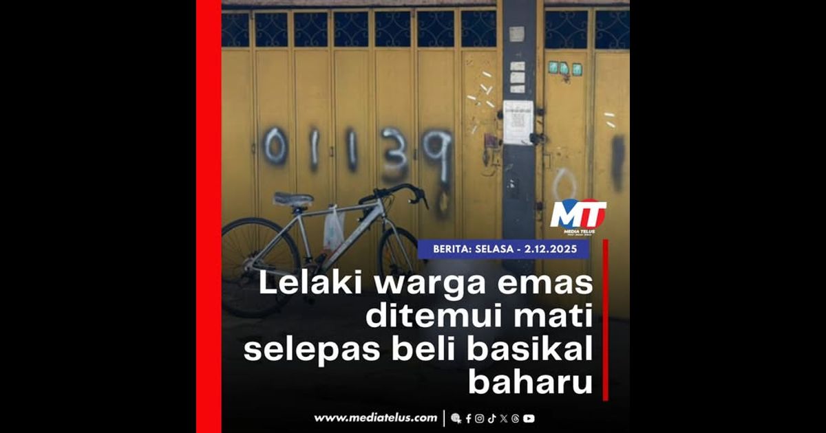 Lelaki warga emas ditemui mati selepas beli basikal baharu
