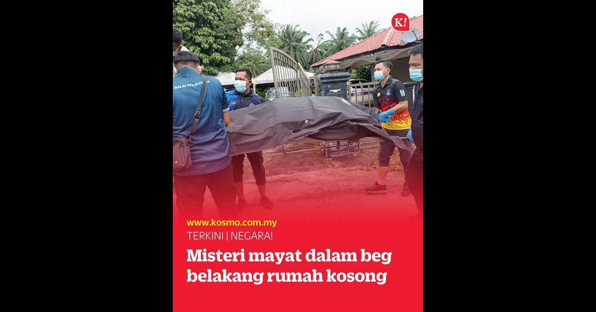 Mayat dalam beg belakang rumah kosong